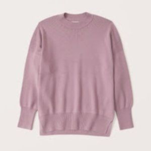 Abercrombie Women's LuxeLoft Oversized Legging-Friendly Crew Sweater Soft AF